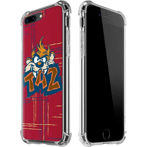 Looney Tunes Tasmanian Devil Bite iPhone 7/8 Plus Clear Case