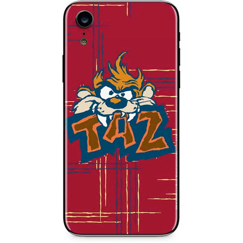 Looney Tunes Tasmanian Devil Bite iPhone XR Skin