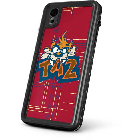 Looney Tunes Tasmanian Devil Bite iPhone XR Waterproof Case