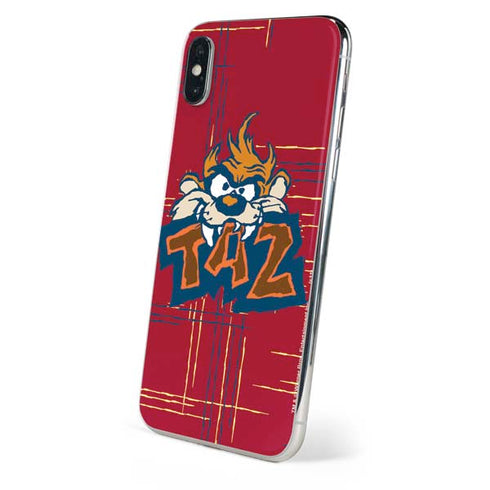 Looney Tunes Tasmanian Devil Bite iPhone XS Skin
