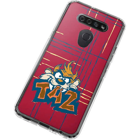 Looney Tunes Tasmanian Devil Bite LG K51/Q51 Clear Case