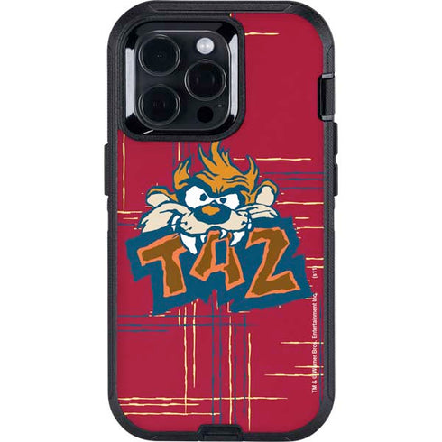Looney Tunes Tasmanian Devil Bite Otterbox Defender iPhone Skin