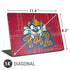 Looney Tunes Tasmanian Devil Bite Universal Laptop 14in (11.4 x 8.2in) Skin