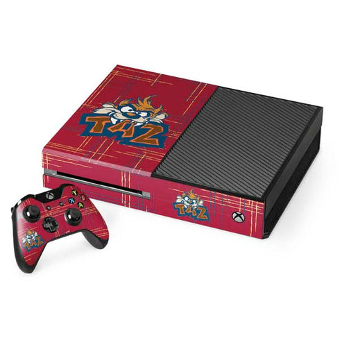 Looney Tunes Tasmanian Devil Bite Xbox One Console and Controller Bundle Skin