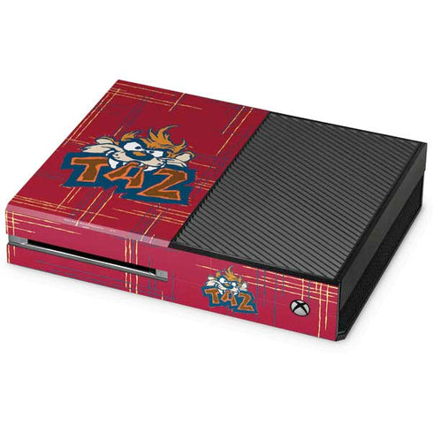 Looney Tunes Tasmanian Devil Bite Xbox One Console Skin