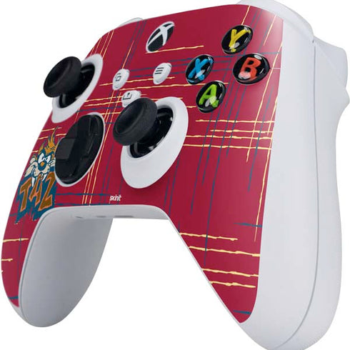 Looney Tunes Tasmanian Devil Bite Xbox Series S Controller Skin