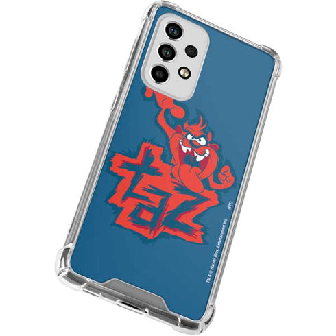 Looney Tunes Tasmanian Devil Blue Galaxy A53 5G Clear Case