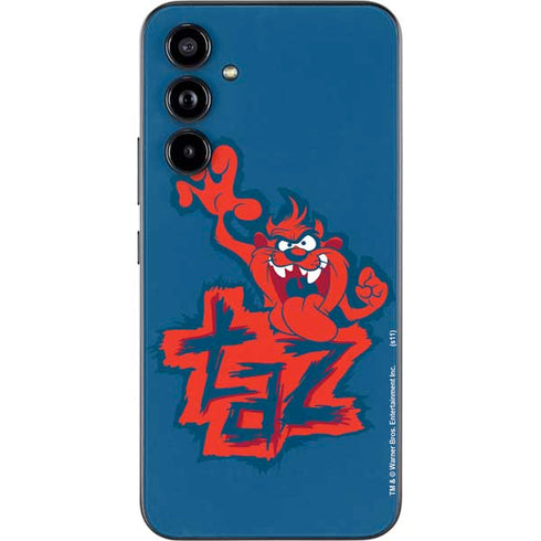 Looney Tunes Tasmanian Devil Blue Galaxy A54 5G Skin