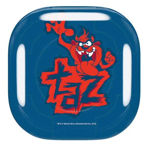 Looney Tunes Tasmanian Devil Blue Galaxy Buds Pro Skin