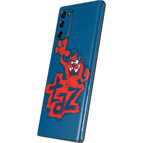 Looney Tunes Tasmanian Devil Blue Galaxy Note20 5G Skin