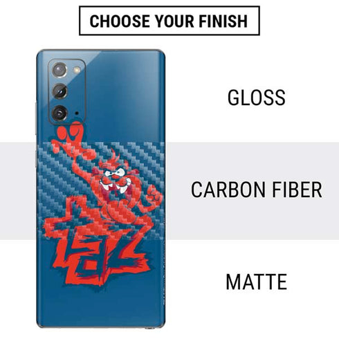 Looney Tunes Tasmanian Devil Blue Galaxy Note20 5G Skin
