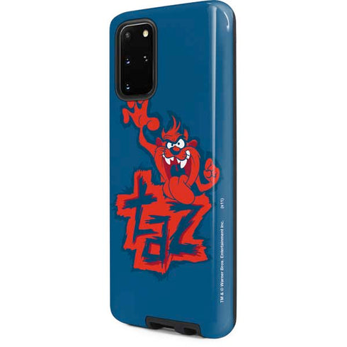 Looney Tunes Tasmanian Devil Blue Galaxy S20 Plus Pro Case