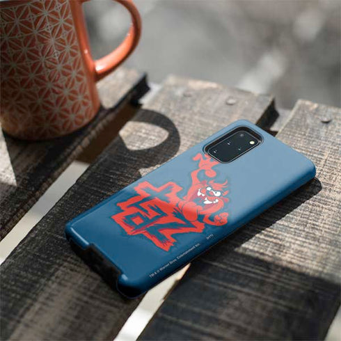 Looney Tunes Tasmanian Devil Blue Galaxy S20 Plus Pro Case