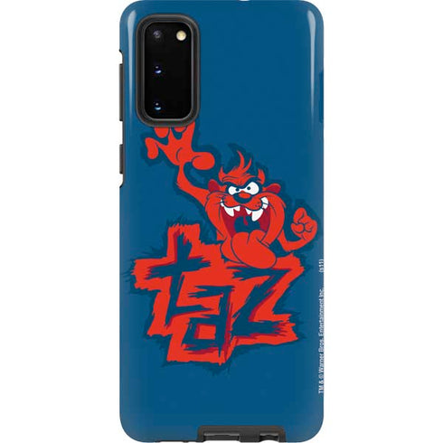 Looney Tunes Tasmanian Devil Blue Galaxy S20 Pro Case