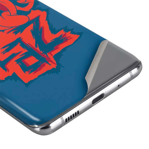 Looney Tunes Tasmanian Devil Blue Galaxy S20 Skin