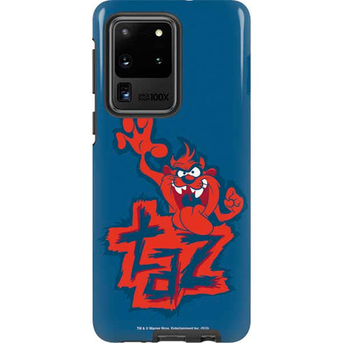 Looney Tunes Tasmanian Devil Blue Galaxy S20 Ultra 5G Pro Case