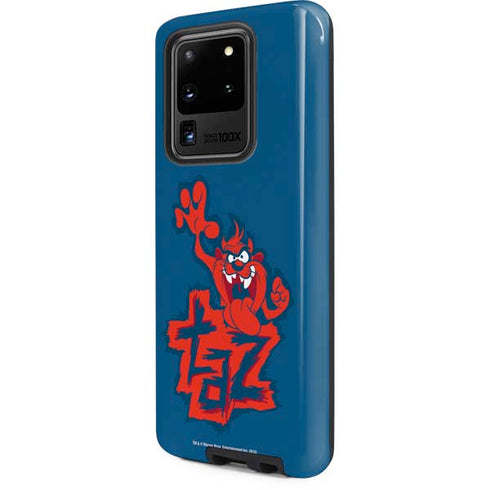 Looney Tunes Tasmanian Devil Blue Galaxy S20 Ultra 5G Pro Case
