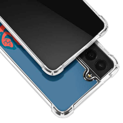 Looney Tunes Tasmanian Devil Blue Galaxy S21 Plus 5G Clear Case