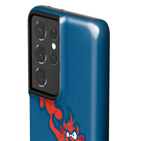 Looney Tunes Tasmanian Devil Blue Galaxy S21 Ultra 5G Pro Case
