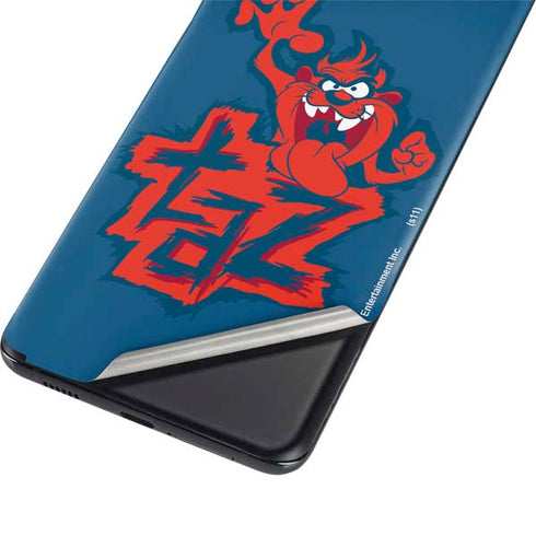 Looney Tunes Tasmanian Devil Blue Galaxy S21 Ultra 5G Skin