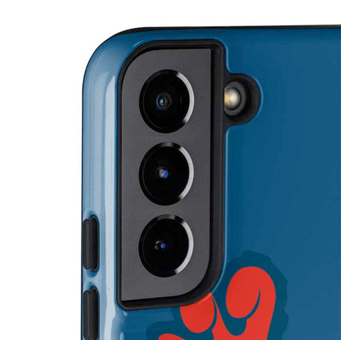 Looney Tunes Tasmanian Devil Blue Galaxy S22 Plus Pro Case