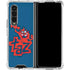 Looney Tunes Tasmanian Devil Blue Galaxy Z Fold4 5G Clear Case