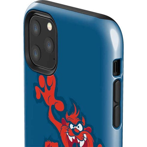 Looney Tunes Tasmanian Devil Blue iPhone 11 Pro Max Impact Case
