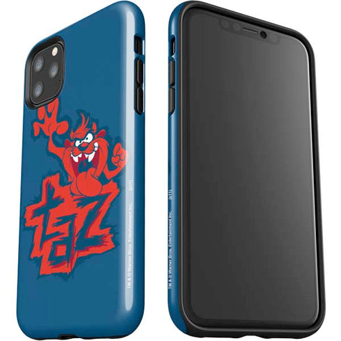 Looney Tunes Tasmanian Devil Blue iPhone 11 Pro Max Impact Case
