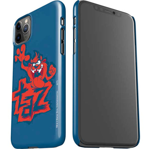 Looney Tunes Tasmanian Devil Blue iPhone 11 Pro Max Lite Case