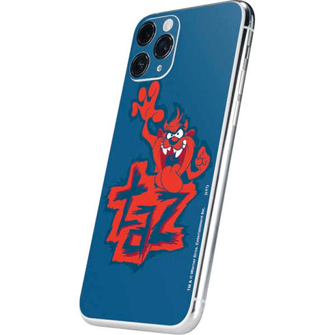 Looney Tunes Tasmanian Devil Blue iPhone 11 Pro Skin
