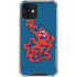 Looney Tunes Tasmanian Devil Blue iPhone 12 Mini Clear Case