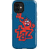 Looney Tunes Tasmanian Devil Blue iPhone 12 Mini Impact Case