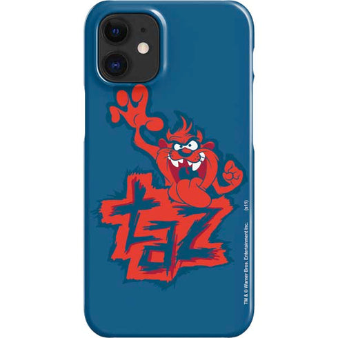 Looney Tunes Tasmanian Devil Blue iPhone 12 Mini Lite Case