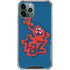 Looney Tunes Tasmanian Devil Blue iPhone 12 Pro Clear Case