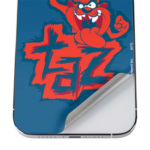 Looney Tunes Tasmanian Devil Blue iPhone 12 Pro Skin