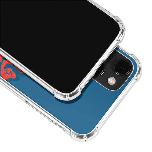 Looney Tunes Tasmanian Devil Blue iPhone 13 Mini Clear Case