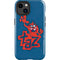 Looney Tunes Tasmanian Devil Blue iPhone 15 Plus Impact Case
