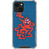 Looney Tunes Tasmanian Devil Blue iPhone 14 Plus Clear Case