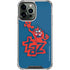Looney Tunes Tasmanian Devil Blue iPhone 14 Pro Max Clear Case