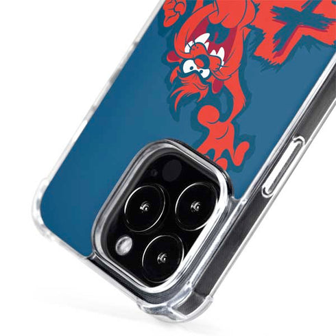 Looney Tunes Tasmanian Devil Blue iPhone 15 Pro Max MagSafe Case