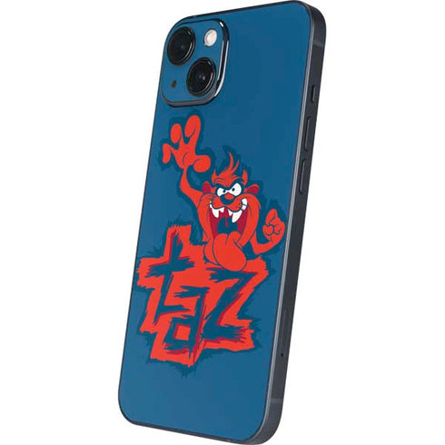 Looney Tunes Tasmanian Devil Blue iPhone 14 Skin