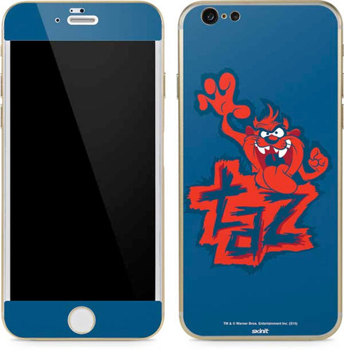 Looney Tunes Tasmanian Devil Blue iPhone 6/6s Skin