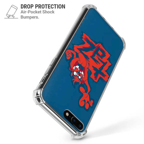Looney Tunes Tasmanian Devil Blue iPhone 7/8 Plus Clear Case