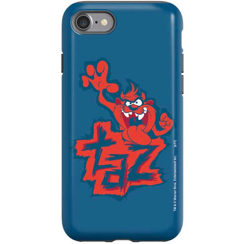 Looney Tunes Tasmanian Devil Blue iPhone SE (2nd & 3rd Gen) Pro Case