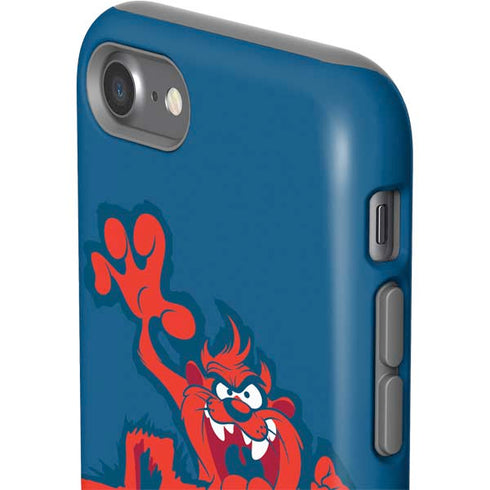Looney Tunes Tasmanian Devil Blue iPhone SE (2nd & 3rd Gen) Pro Case