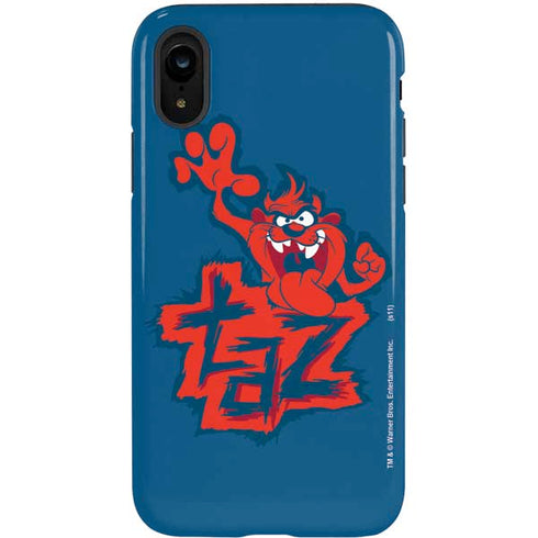 Looney Tunes Tasmanian Devil Blue iPhone XR Pro Case