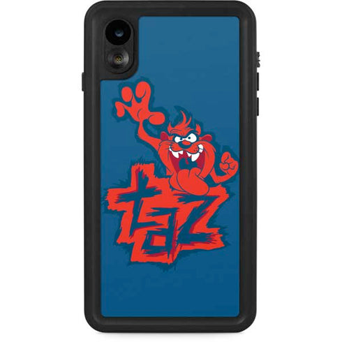 Looney Tunes Tasmanian Devil Blue iPhone XR Waterproof Case
