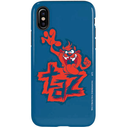 Looney Tunes Tasmanian Devil Blue iPhone XS Pro Case