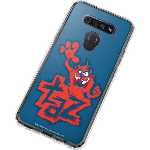 Looney Tunes Tasmanian Devil Blue LG K51/Q51 Clear Case