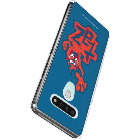 Looney Tunes Tasmanian Devil Blue LG Stylo 6 Clear Case